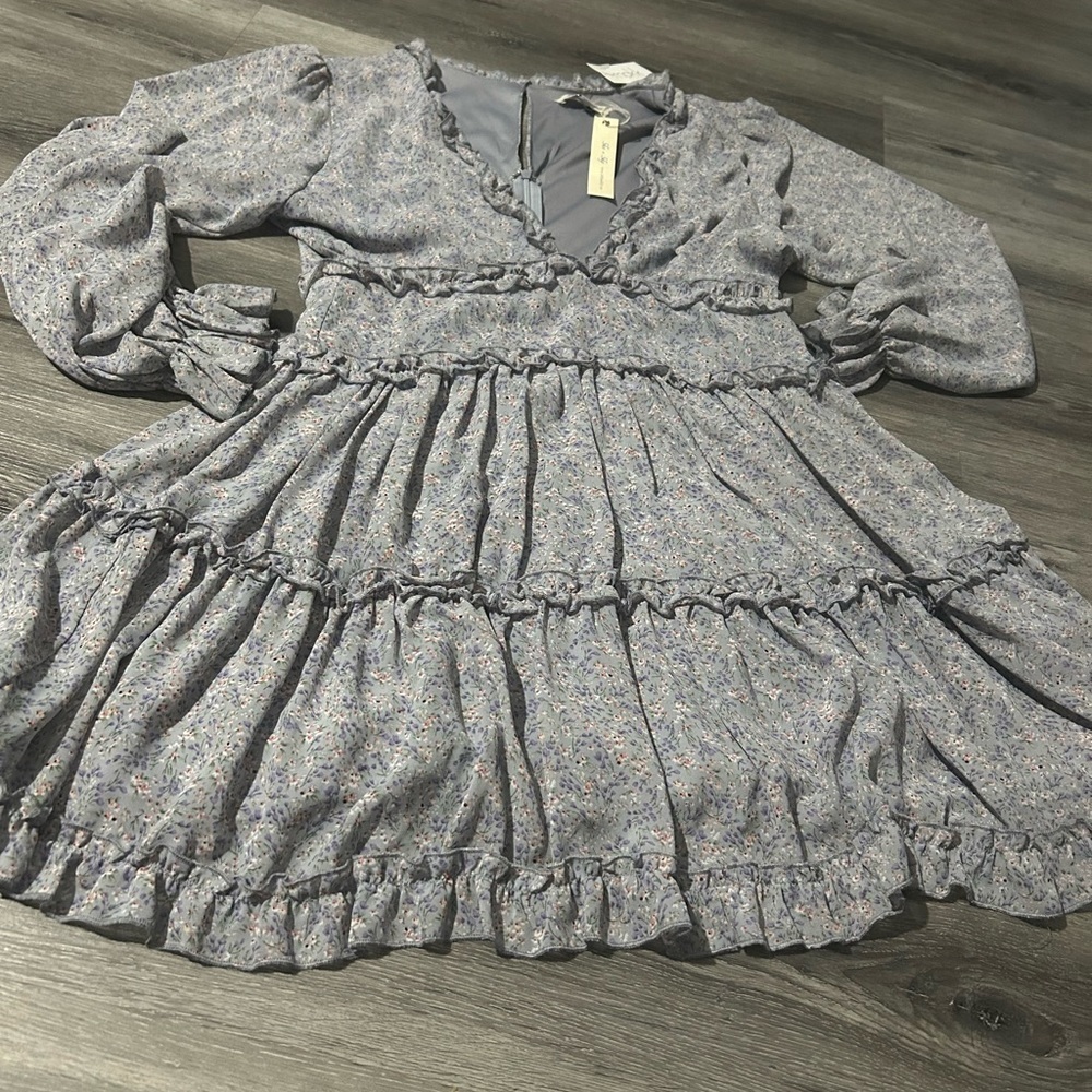 Floral‎ Ruffle  Dress - Picture 6 of 7